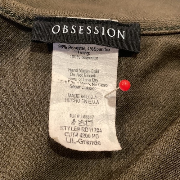 Obsession Cut-Out Bodycon Midi • Sz L - Picture 7 of 12